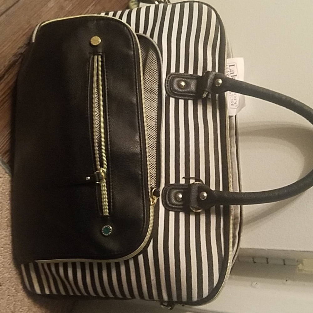 Stripe laptop luggage